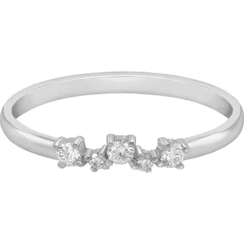 Prsten Zlatý zásnubní prsten s diamanty Blanka