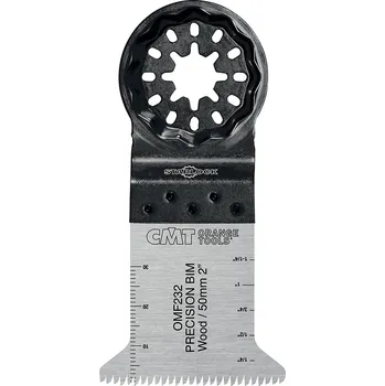 Pilový plátek CMT Orange Tools CMT Starlock Ponorný pilový list BIM s dlouhou životností a japonským ostřím, na dřevo - 45 mm, 5ks