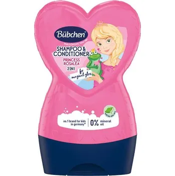 Šampon BÜBCHEN KIDS Šampon & kondicionér 2v1 Růženka 230 ml