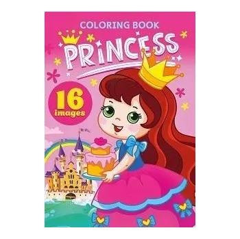 omalovánky Omalovánka A5 16 obrázků Princezna /Fresh