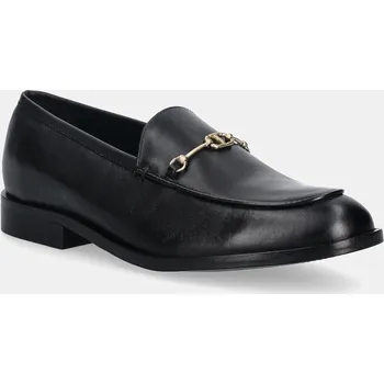 Dámské mokasíny Mokasíny Twinset dámské, černá barva, na plochém podpatku, 252TCP130 252TCP130.00006 99X, EUR 38