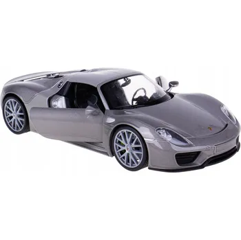 autíčko Porsche 918 Spyder HARD TOP kovový model WELLY v měřítku 1:24