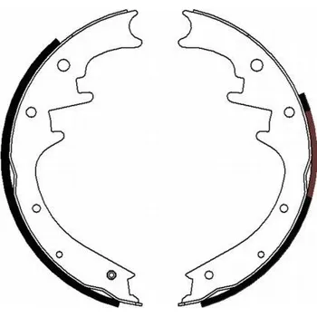 Brzdová čelist Sada brzdových čelistí TEXTAR 91069700