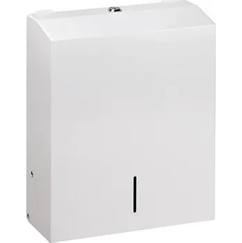 Držák na ručník Zásobník ručníků 28x35 cm nerez/bílá