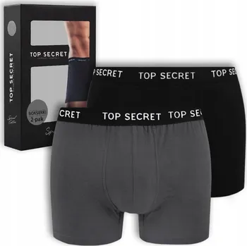Boxerky TOP SECRET Pánské bavlněné boxerky 2 kusy Velikost XL