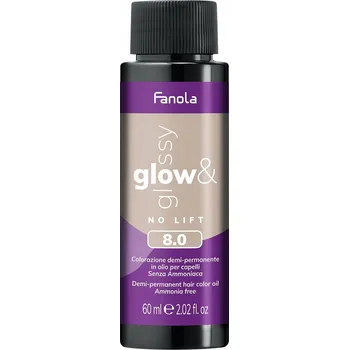 Barva na vlasy Fanola Glow & Glossy 8.0 Tónovací barva na vlasy bez amoniaku 60 ml