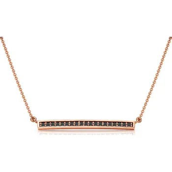 Náhrdelník Zlatý náhrdelník Linea s diamanty