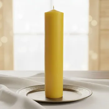 Svíčka Výrobní podnik Ještěd Oltářní svíce z včelího vosku 32 cm