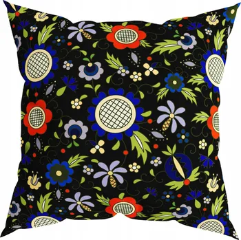 Povlak na polštářek Povlak na polštář s kašubským vzorem 40x40 Dekorativní povlak na polštář 10667