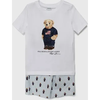 Pánské pyžamo Dětské bavlněné pyžamo Polo Ralph Lauren 9P0142 modrá 05X, vel. 150-155