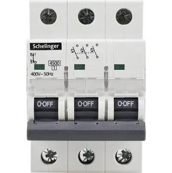 vypínač SCHELINGER C20 3F JISTIČ NADPROUDOVÝ