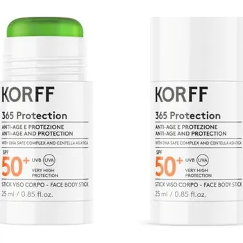 Přípravek na opalování KORFF 365 TYČINKA NA OPALOVÁNÍ SPF50, 25 ml