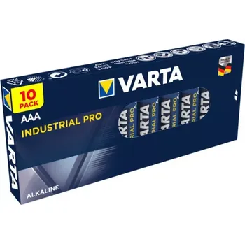 Článková baterie Varta Industrial PRO AAA 10ks alkalické