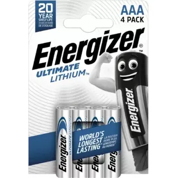 Článková baterie Energizer Ultimate Lithium AAA L92 4ks