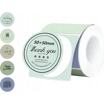 Samolepící etiketa Samolepicí štítky náhrada za Phomemo M110 M200 M220 M221 50x50 mm