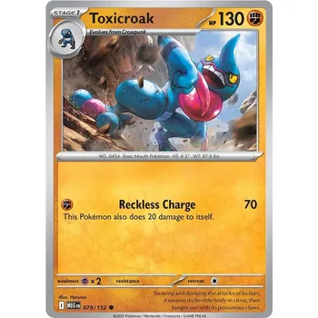 Sběratelská karetní hra Toxicroa 079/132 - Mega Evolution Typ karty: Non-Holo