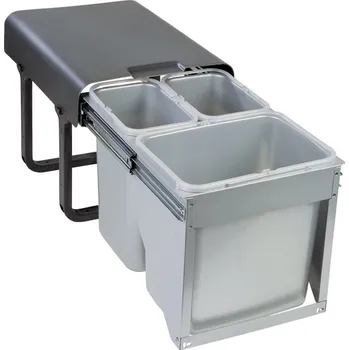 Odpadkový koš Sinks EKKO FRONT 40 2x8l+ 1x16l