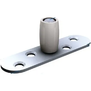 Nábytkové kování Herkules Plus spodní vodítko pro profil 17x25 mm