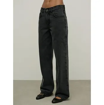 Dámské kalhoty La Mania Teplákové kalhoty JANE Šedá Classic Fit 36