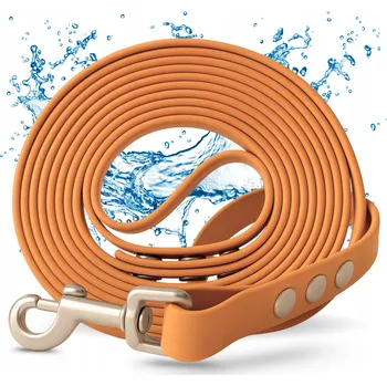 Vodítko pro psa Vodítko Pro Psa Malého / Velkého 20M Voděodolné Silné Dlouhé / Krátké Béžové