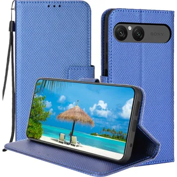 Pouzdro na mobilní telefon Flipové Pouzdro MBM pro Sony XPERIA 10 modré