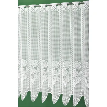 Záclona Vitrážová Záclona 80 cm Závist do kuchyně Vitrážová Záclona Panelová na metry (14 cm)