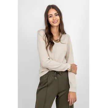 Broadway lehký svetr do V béžový Velikost: XS