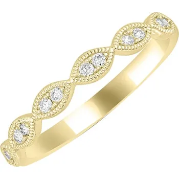 Prsten Něžný diamantový eternity prsten ze zlata Talita