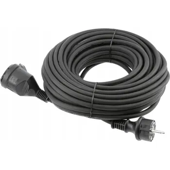 Napájecí kabel Zahradní Prodlužovací Kabel Hoegert Technik 30 m 1 ks zásuvek černý