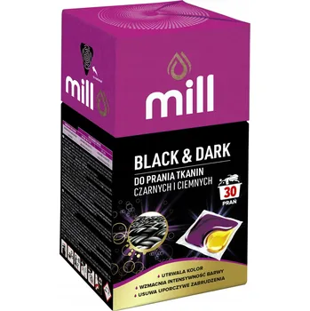 Kapsle na praní Kapsle na praní černého a tmavého prádla, 30 praní Black and Dark Mill