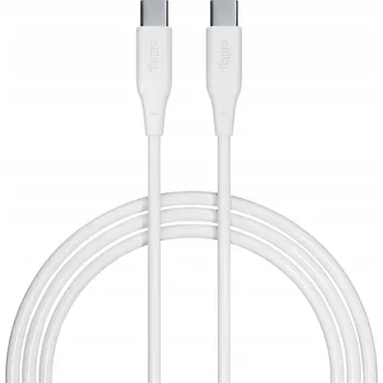 Datový kabel Kabel Allity USB-C - USB-C 1 m bílý