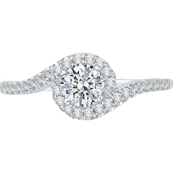 Prsten Elegantní zásnubní prsten plný lab-grown diamantů Elaina