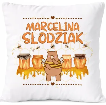 Polštář Dárek Polštář pro Adama, syna, dítě s potiskem