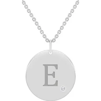 Přívěsek Zlatý přívěsek s diamantem a gravírem písmene Sager