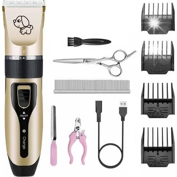 Kosmetika pro psa Strojek na stříhání psů a zvířat – tichý, bezdrátový, výkonný, sada