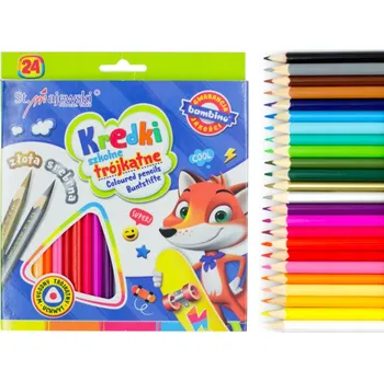 Pastelka Výtvarné potřeby PASTELKY pro děti SADA 24 Bambino