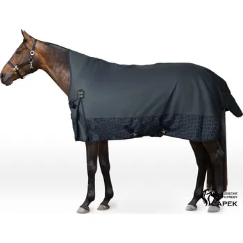 Deka pro koně Deka výběhová Horze -AVALANCHE MEDIUM 150G- - Šedomodrá - 130cm