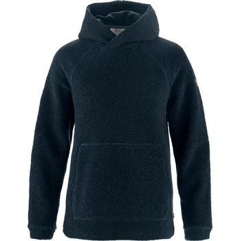 Dámská mikina Dámská fleecová mikina s kapucí FJÄLLRÄVEN Kaitum Hoodie W Dark Navy - XS