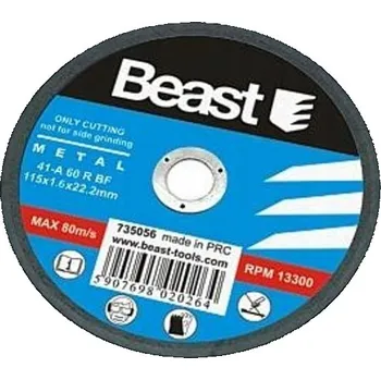 Řezný kotouč ŘEZNÝ KOTOUČ NA KOV 125 x 1,6 x 22,2 mm