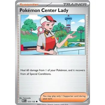 Sběratelská karetní hra Pokémon Center Lad 123/132 - Mega Evolution Typ karty: Non-Holo