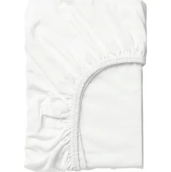 Prostěradlo Ikea LEN Prostěradlo s gumou, bílé 80x130 cm