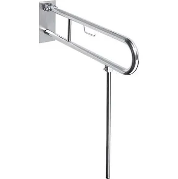 Madlo do koupelny Úchyt 10x80 cm nerez/stříbrná