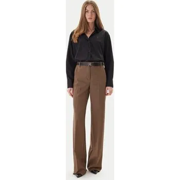 Pánské oblečení Tommy Hilfiger Košile WW0WW45612 Černá Relaxed Fit 42