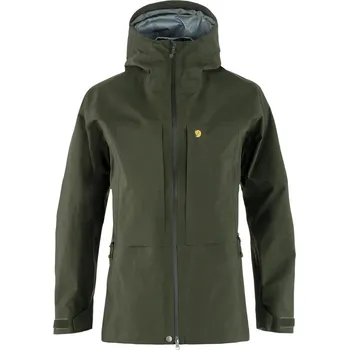 Dámská nepromokavá skialpová bunda FJÄLLRÄVEN Bergtagen GTX Touring Jacket W Deep Forest - M