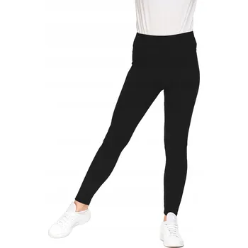 Dámské legíny Moraj Žebrované legíny s vysokým pasem 1500-014 Černé L/XL