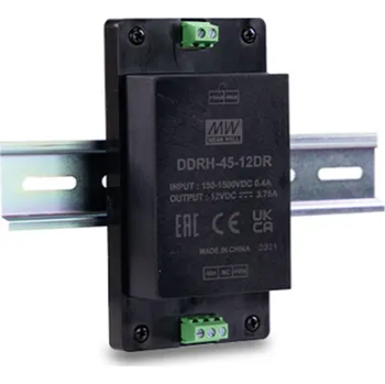 Stavebniny Mean Well DDRH-45-12DR Měnič DC/DC 12V