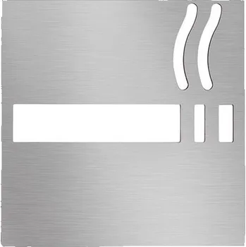 Koupelnové svítidlo Ikona Kouření 12x12 cm nerez/stříbrná