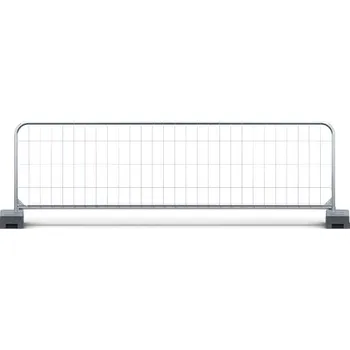 Plot Mobilní oplocení - sekce 345 x 120 cm, vyztužená s oblými rohy, pozinkovaná