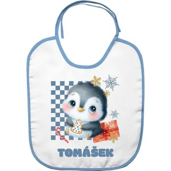 Bryndák Bryndák s potiskem Roztomilý tučnáček chlapeček s upravitelným jménem dětské