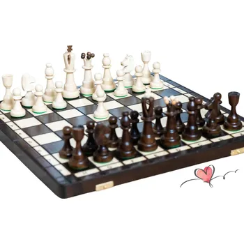 Šachy Dřevěné šachy Zámecké + doprava zdarma